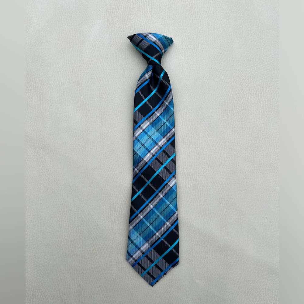 Bergamo New York Boys Neck Clip on Tie